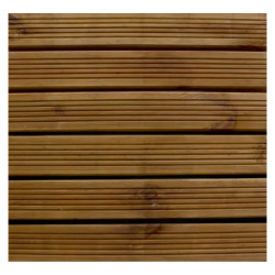 Dalle pin 50 x 50 TCL4 brun - Epaisseur 44cm - Photo Face