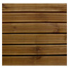 Dalle pin 50 x 50 TCL4 brun - Epaisseur 44cm - Photo Face