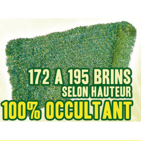 Haie artificielle de jardin en PVC thuya 300 x 100 cm