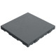 Dalle ardoisée clipsable en polypropylène recyclé – 39 x 39 x 3,8cm - Anthracite