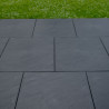 Dalle ardoisée clipsable en polypropylène recyclé – 39 x 39 x 3,8cm - Anthracite - Mise en situation