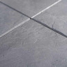Dalle ardoisée clipsable en polypropylène recyclé – 39 x 39 x 3,8cm - Anthracite - Mise en situation