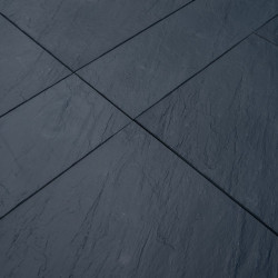 Lame terrasse clipsable Graphyte en polypropylène recyclé – 78 x 19,5 x 3,8 cm - Anthracite - Mise en situation