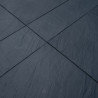 Lame terrasse clipsable Graphyte en polypropylène recyclé – 78 x 19,5 x 3,8 cm - Anthracite - Mise en situation