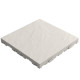 Dalle ardoisée clipsable en polypropylène recyclé – 39 x 39 x 3,8cm - Blanc