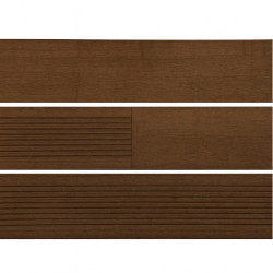 Lame de terrasse en bambou densifié CTECH – 185 x 13.7 x 2 cm – Coloris IPE - Deux faces
