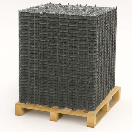 Palette de 4,83 m² Dalles à engazonner 54,5 x 38 x 3,2 cm – Résistance : 170T/m² - Gris anthracite - Qualité Image IA Palette de 4,83 m² Dalles à engazonner 54,5 x 38 x 3,2 cm – Résistance : 170T/m² - Gris anthracite - Qualité Image IA