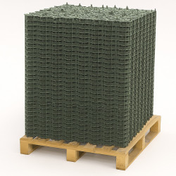 Palette de 4,83 m² Dalles à engazonner 54,5 x 38 x 3,2 cm – Résistance : 170T/m² - Vert Foncé - Qualité Image IA