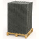 Palette de 9,66 m² Dalles à engazonner 54,5 x 38 x 3,2 cm – Résistance : 170T/m² - Gris anthracite - Qualité Image IA