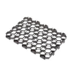 Dalle à engazonner 54,5 x 38 x 3,2 cm – Résistance : 170T/m² - Gris anthracite