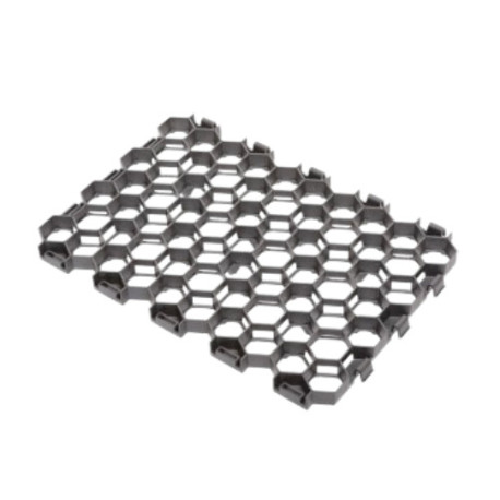Dalle à engazonner 54,5 x 38 x 3,2 cm – Résistance : 170T/m² - Gris anthracite