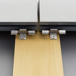 Paquet de 100 clips et 100 vis inox pour terrasse en composite - 5 m²