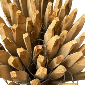 Ganivelle sciée en châtaignier – Hauteur 1,2 m - Espacement 6/7 cm – Longueur 5 m