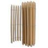 Ganivelle sciée en châtaignier – Hauteur 1.5m - Espacement 6/7 cm - Longueur 5 m - Qualité Image IA