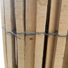 Ganivelle sciée en châtaignier – Hauteur 1 m – Espacement 6/7 cm – Longueur 10 m