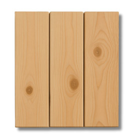 Lot de 4 dalles de terrasse en bois Douglas non traité – 37 x 37 x 3,8 cm - Qualité Image IA