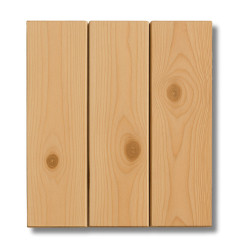 Lot de 4 dalles de terrasse en bois Douglas non traité – 37 x 37 x 3,8 cm - Qualité Image IA