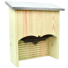 Abri Chauves-souris silhouette en bois FSC 100 % toiture en zinc – 15,5 x 38 x 44,7 cm