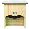 Abri Chauves-souris silhouette en bois FSC 100 % toiture en zinc – 15,5 x 38 x 44,7 cm