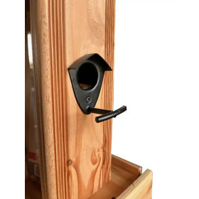 Mangeoire Bistrot graines et graisse - pin douglas - Fabrication Française –  30 x 18 x 17 cm