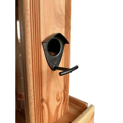 Mangeoire Bistrot graines et graisse - pin douglas - Fabrication Française –  30 x 18 x 17 cm