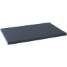 Dalle de terrasse en pierre reconstituée aspect ardoise 60 x 40 x 2,3 cm anthracite