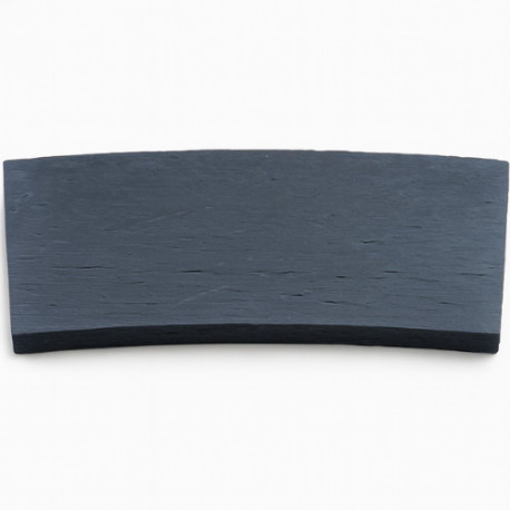 Margelle en pierre reconstituée courbe aspect schiste 46,5 x 30 x 2,5 cm anthracite - Qualité Image IA Margelle en pierre reconstituée courbe aspect schiste 46,5 x 30 x 2,5 cm anthracite - Qualité Image IA