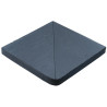 Margelle en pierre reconstituée angle sortant aspect schiste 40 x 40 x 4 cm anthracite - Qualité Image IA Margelle en pierre reconstituée angle sortant aspect schiste 40 x 40 x 4 cm anthracite - Qualité Image IA