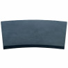 Margelle en pierre reconstituée plate courbe 47 x 33 x 4 cm anthracite - Qualité Image IA Margelle en pierre reconstituée plate courbe 47 x 33 x 4 cm anthracite - Qualité Image IA