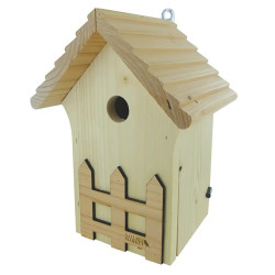 Nichoir Crèche pour mésanges en bois certifié PEFC fabriqué en France – 19 x 16 x 26 cm