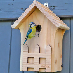 Nichoir Crèche avec mésanges