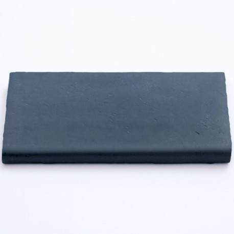 Margelle en pierre reconstituée plate droite 50 x 33 x 4 cm anthracite - Qualité Image IA Margelle en pierre reconstituée plate droite 50 x 33 x 4 cm anthracite - Qualité Image IA