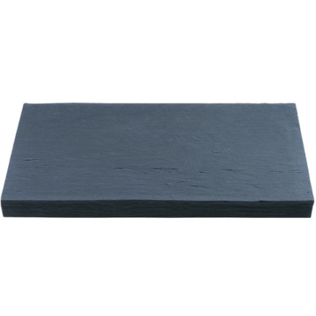 Margelle en pierre reconstituée droite aspect schiste 54 x 30 x 4 cm anthracite - Qualité Image IA Margelle en pierre reconstituée droite aspect schiste 54 x 30 x 4 cm anthracite - Qualité Image IA