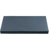 Margelle en pierre reconstituée droite aspect schiste 54 x 30 x 4 cm anthracite - Qualité Image IA Margelle en pierre reconstituée droite aspect schiste 54 x 30 x 4 cm anthracite - Qualité Image IA