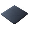 Margelle de piscine en pierre reconstituée angle sortant aspect granit 30 x 30 x 2,5 cm - anthracite - Qualité Image IA