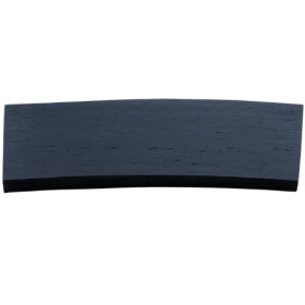 Margelle en pierre reconstituée courbes aspect schiste 46,5 x 25 x 2,5 cm anthracite - Qualité Image IA