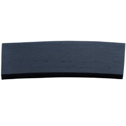 Margelle en pierre reconstituée courbes aspect schiste 46,5 x 25 x 2,5 cm anthracite - Qualité Image IA