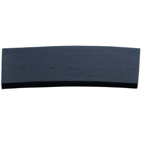 Margelle en pierre reconstituée courbes aspect schiste 46,5 x 25 x 2,5 cm anthracite - Qualité Image IA
