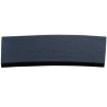 Margelle en pierre reconstituée courbes aspect schiste 46,5 x 25 x 2,5 cm anthracite - Qualité Image IA
