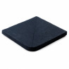 Margelle en pierre reconstituée angle sortant aspect schiste 25 x 25 x 2,5 cm anthracite - Qualité Image IA