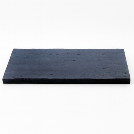 Margelle en pierre reconstituée droite  aspect schiste 53,5 x 25 x 2,5 cm anthracite - Qualité Image IA Margelle en pierre reconstituée droite  aspect schiste 53,5 x 25 x 2,5 cm anthracite - Qualité Image IA