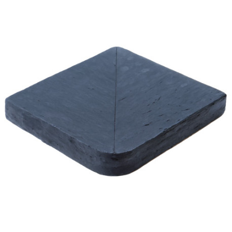 Margelle en pierre reconstituée angle sortant aspect schiste 25 x 25 x 4 cm anthracite - Qualité Image IA Margelle en pierre reconstituée angle sortant aspect schiste 25 x 25 x 4 cm anthracite - Qualité Image IA
