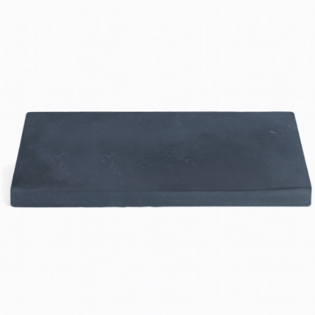 Margelle en pierre reconstituée plate droite 50 x 25 x 4 cm anthracite - Qualité Image IA Margelle en pierre reconstituée plate droite 50 x 25 x 4 cm anthracite - Qualité Image IA