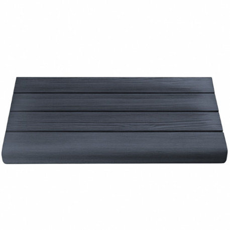 Margelle en pierre reconstituée droite aspect bois 50 x 29,5 x 3,5 cm anthracite - Qualité Image IA Margelle en pierre reconstituée droite aspect bois 50 x 29,5 x 3,5 cm anthracite - Qualité Image IA