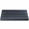 Margelle en pierre reconstituée droite aspect bois 50 x 29,5 x 3,5 cm anthracite - Qualité Image IA