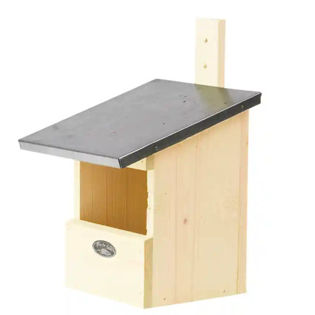 Nichoir pour rouge-gorge en bois de pin