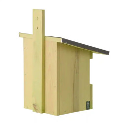 Face arrière Nichoir pour rouge-gorge en bois