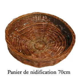 Panier de nidification pour rapaces en osier tressé SCHWEGLER – diamètre 70 cm