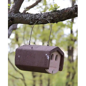 Nichoir de Jardin pour Moineau Friquet SCHWEGLER marron - modèle 1N