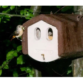 Nichoir de Jardin pour Moineau Friquet SCHWEGLER marron - modèle 1N